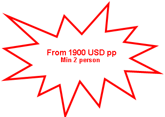 Explosion 1:  From 1900 USD ppMin 2 person